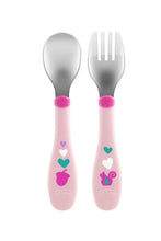 CHICCO | Metal Cutlery 18M+ - Girl | 16102100000