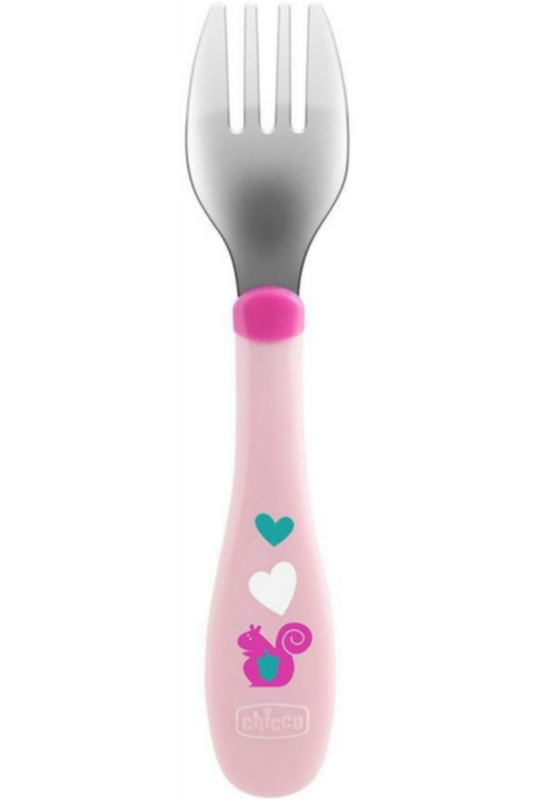 CHICCO | Metal Cutlery 18M+ - Girl | 16102100000