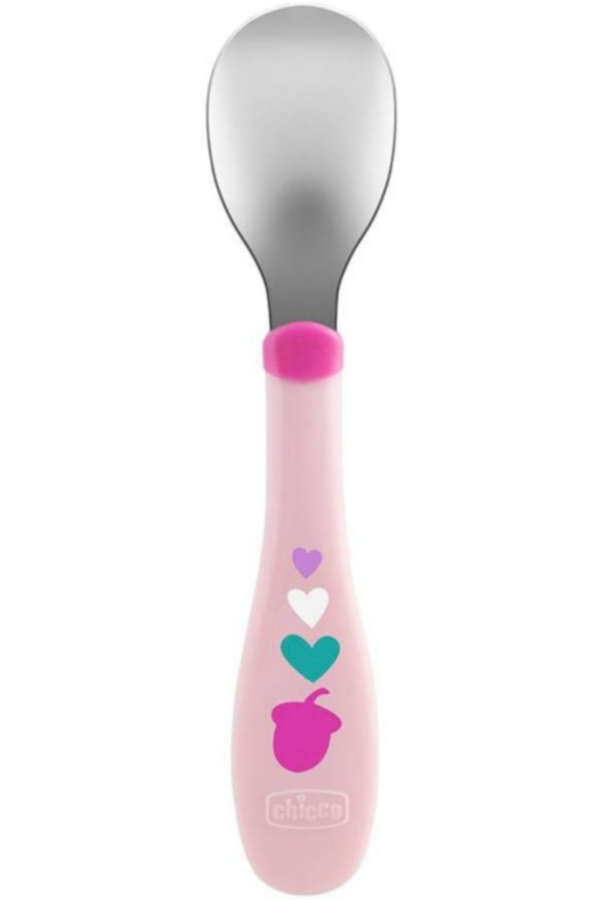 CHICCO | Metal Cutlery 18M+ - Girl | 16102100000