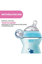 CHICCO | Natural Feeling Bottle 2M+ - 250ML - Blue | 80825210000