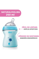 CHICCO | Natural Feeling Bottle 2M+ - 250ML - Blue | 80825210000
