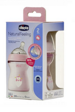 CHICCO | Natural Feeling Bottle PP 2M+ - 250ML - Girl | 81323100000