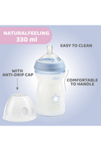 CHICCO | Natural Feeling Bottle PP 6M+ - 330ML - Boy | 81335200000