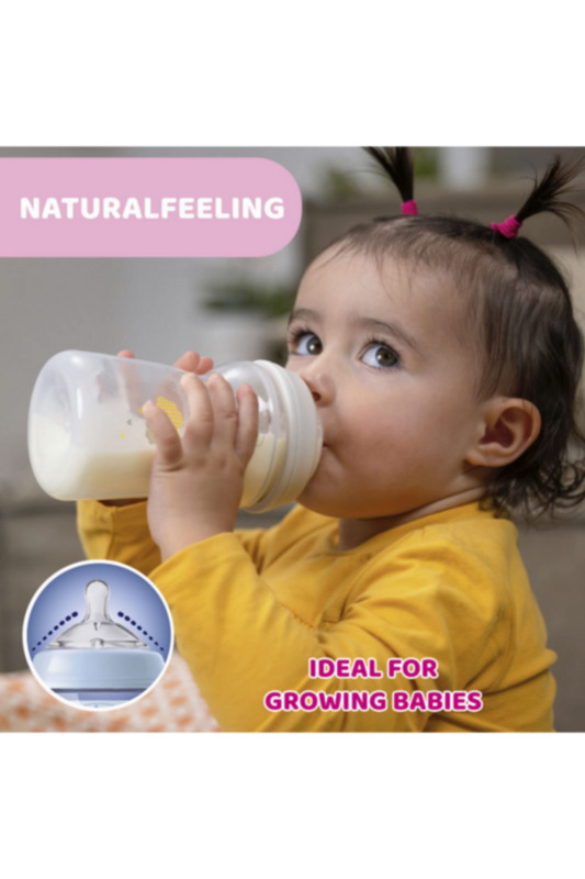 CHICCO | Natural Feeling Bottle PP 6M+ - 330ML - Boy | 81335200000