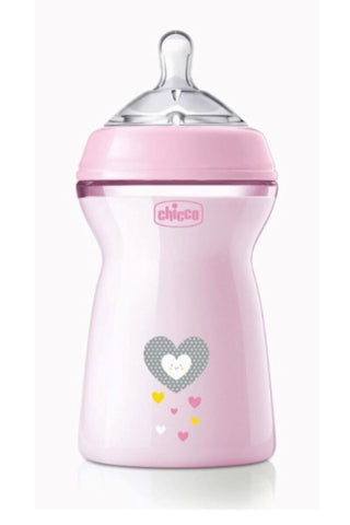 CHICCO | Natural Feeling Bottle PP 6M+ - 330ML - Girl | 81335100000