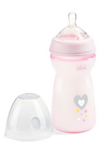 CHICCO | Natural Feeling Bottle PP 6M+ - 330ML - Girl | 81335100000
