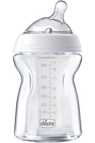 CHICCO | Natural Feeling Glass Bottle 0M+ - 250ML | 80623000000