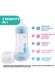CHICCO | Perfect5 Bottle for Boys 2M+ - 240ML - Medium Flow - Silicone | 20223200040