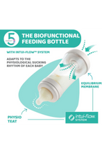 CHICCO | Perfect5 Bottle for Boys 2M+ - 240ML - Medium Flow - Silicone | 20223200040