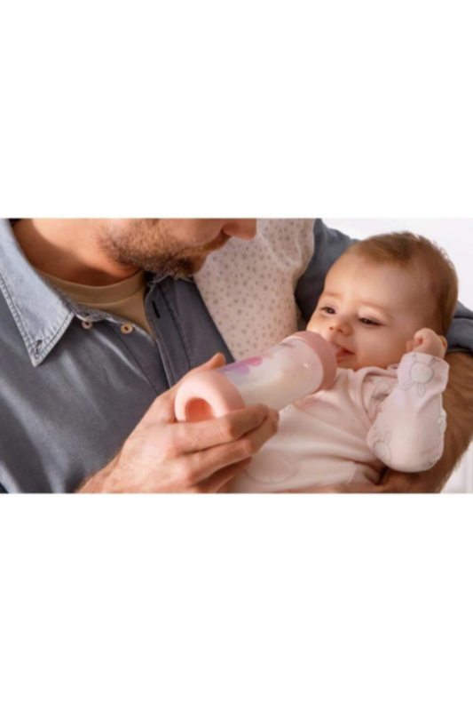 CHICCO | Perfect5 Bottle for Girls 2M+ - 240ML - Medium Flow - Silicone | 20223100040