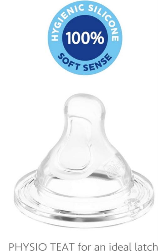 CHICCO | Physio Teats Average Flow - 2M+ - 2PCS | 20323000000