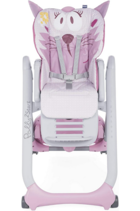 CHICCO | Polly 2 Start Highchair - Miss Pink | 5079205810000
