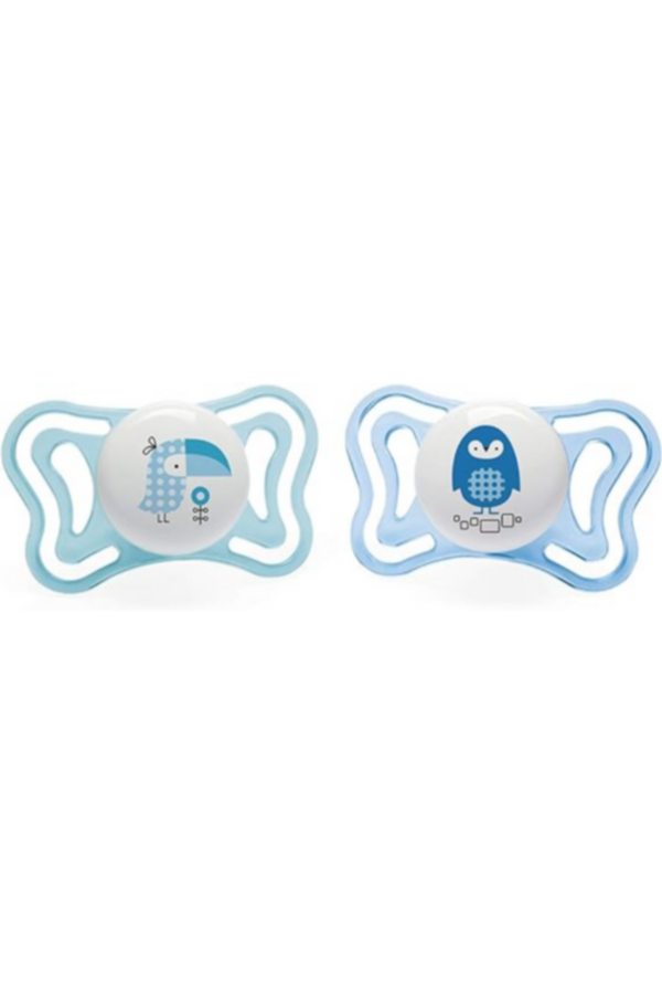 CHICCO | Silicone Soother Physio Light Boy 2-6M - 2PCS | 71031210000
