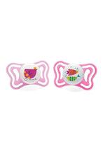 CHICCO | Silicone Soother Physio Light Girl 16-36M - 2PCS | 71035110000