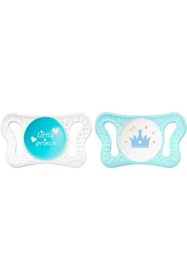 CHICCO | Silicone Soother Physio Micro Blue 0-2M - 2PCS | 75121210000