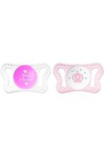 CHICCO | Silicone Soother Physio Micro Pink 0-2M - 2PCS | 75121110000