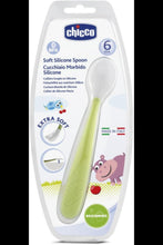 CHICCO | Soft Silicone Spoon 6M+ - Green | 6828510000