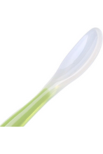CHICCO | Soft Silicone Spoon 6M+ - Green | 6828510000