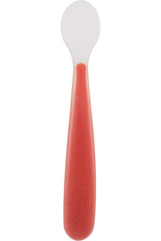 CHICCO | Soft Silicone Spoon 6M+ - Red | 6828710000