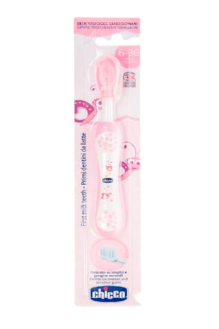 CHICCO | Toothbrush 6-36 Months - Pink | 6958100000