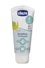 CHICCO | Toothpaste Apple-Banana 6M+ - 50ML - No Fluoride | 2320100000