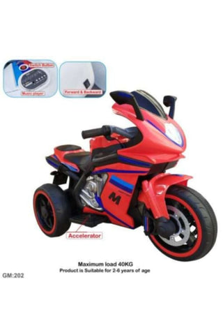 Children Electric Motorcycle 12V 3-7Yrs Red | 202