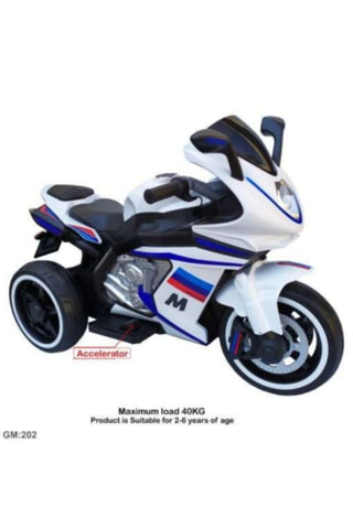Children Electric Motorcycle 12V 3-7Yrs White | 202