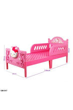 Children Plastic Toddler Bed Pink | 547