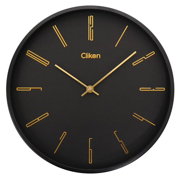 CLIKON | Wall Clock 12inch Premium Metal Frame | CK1122