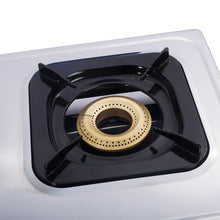 CLIKON | Double Burner Stainless Steel Gas Stove | CK2141