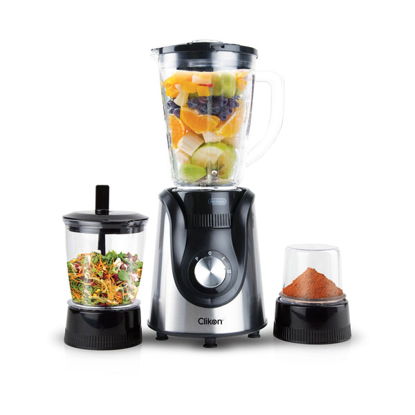 CLIKON | 3 In 1 Juicer Blender High Power Motor 1.5L 600W | CK2154