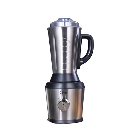 CLIKON | 2 In 1 Blender Stainless Steel Big Jar 1.5L 600W | CK2694