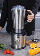 CLIKON | 2 In 1 Blender Stainless Steel Big Jar 1.5L 600W | CK2694