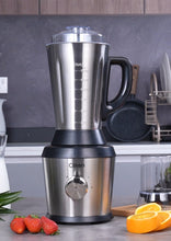 CLIKON | 2 In 1 Blender Stainless Steel Big Jar 1.5L 600W | CK2694