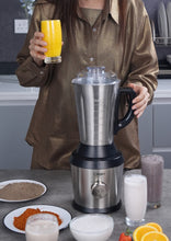 CLIKON | 2 In 1 Blender Stainless Steel Big Jar 1.5L 600W | CK2694