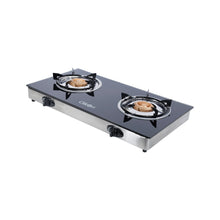 CLIKON | 2 Two Burner Glass Top Gas Stove | CK4278
