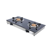 CLIKON | 2 Two Burner Glass Top Gas Stove | CK4278