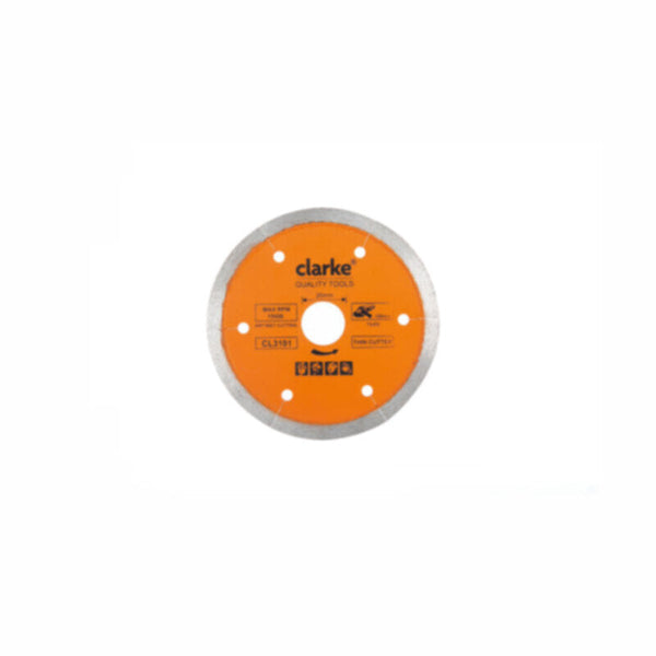 CLARKE | Thin Tile Cutting Blade 4.5" x 22.2mm Teeth x 20mm Bore Dia with 7mm Reduction Ring | CL3121
