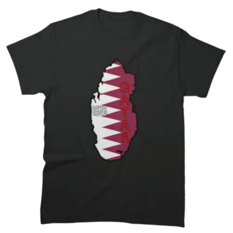 Qatar National Day Classic T-Shirt Black