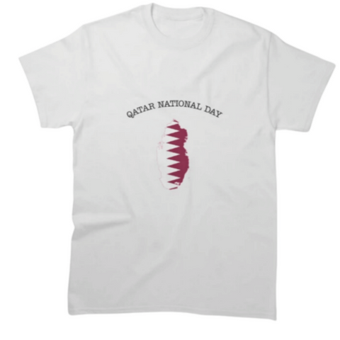 Qatar National Day Classic T-Shirt White
