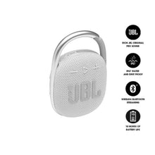 JBL | CLIP 4 Ultra-Portable Waterproof Bluetooth Speaker - White