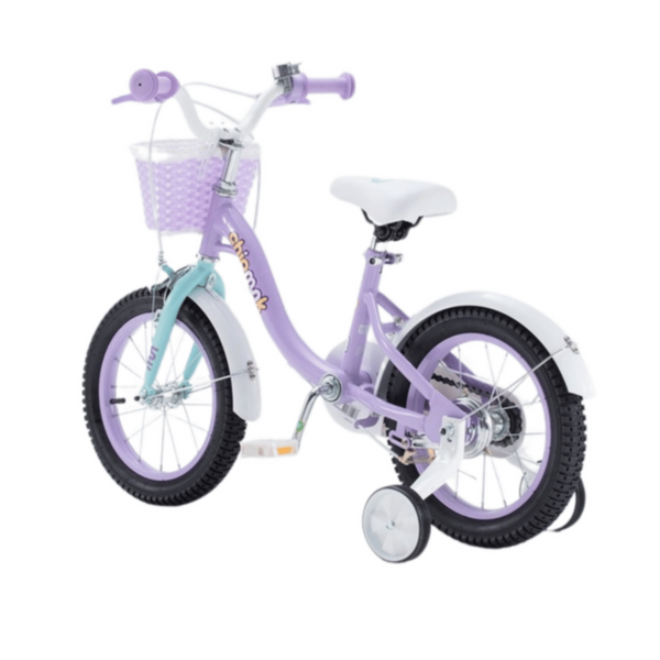 CHIPMUNK | Kids Bicycle with Basket 14" Purple Age 3Yrs | CM14-2PK