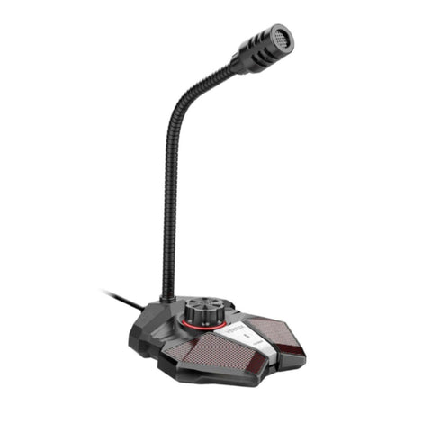 VERTUX | High Sensitivity Omni-Directional USB Gaming Microphone With Volume Control, Mute Button & 3.5MM Jack | CONDOR