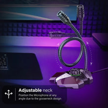 VERTUX | High Sensitivity Omni-Directional USB Gaming Microphone With Volume Control, Mute Button & 3.5MM Jack | CONDOR