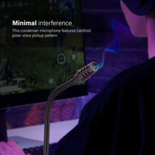 VERTUX | High Sensitivity Omni-Directional USB Gaming Microphone With Volume Control, Mute Button & 3.5MM Jack | CONDOR