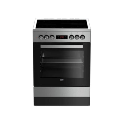 BEKO | Cooker Freestanding with 4 Ceramic Hobs Multi-functional 60x60cm 72Liters | FSM67320GXS