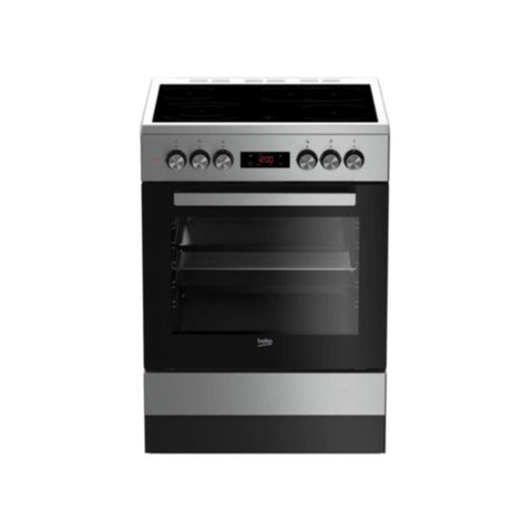 BEKO | Cooker Freestanding with 4 Ceramic Hobs Multi-functional 60x60cm 72Liters | FSM67320GXS