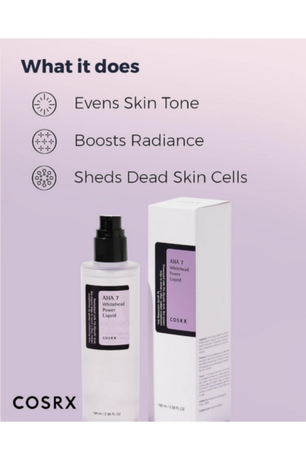 COSRX | Aha 7 Whitehead Power Liquid Whitehead Remover 100ml