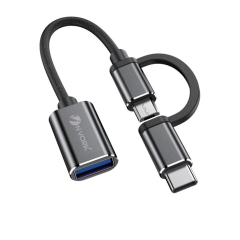 NYORK | OTG 2 In 1 (Micro & Type-C) Connector | CR764