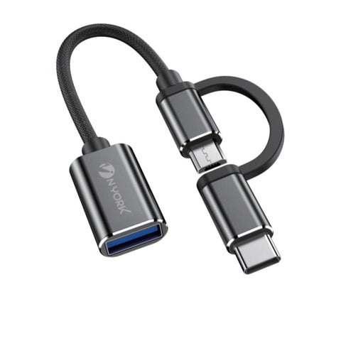 NYORK | OTG 2 In 1 (Micro & Type-C) Connector | CR764